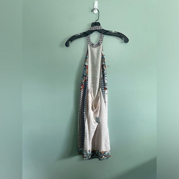 Urban Outfitters Halter Mini Catalina Dress Boho Festival Summer Vacation Sz XS - Picture 7 of 9